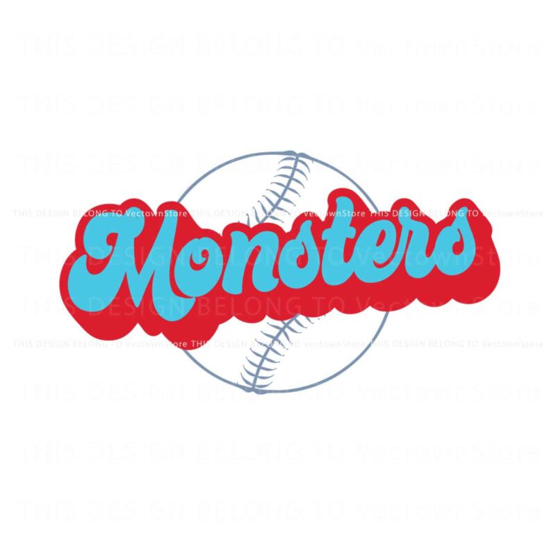 retro-sport-baseball-monsters-svg
