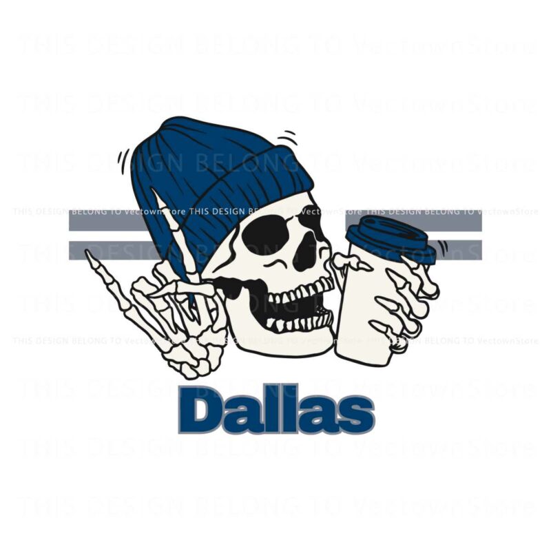 skeleton-dallas-cowboys-football-svg