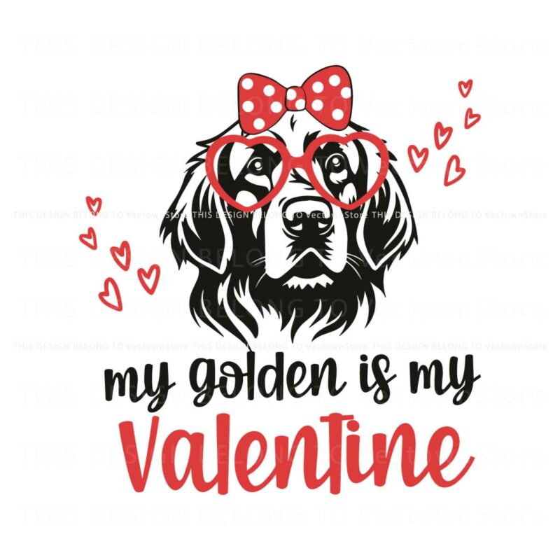 my-golden-is-my-valentine-svg