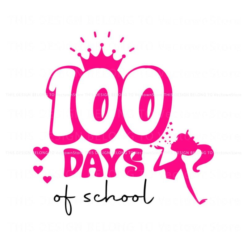 100-days-of-school-pink-doll-barbie-svg