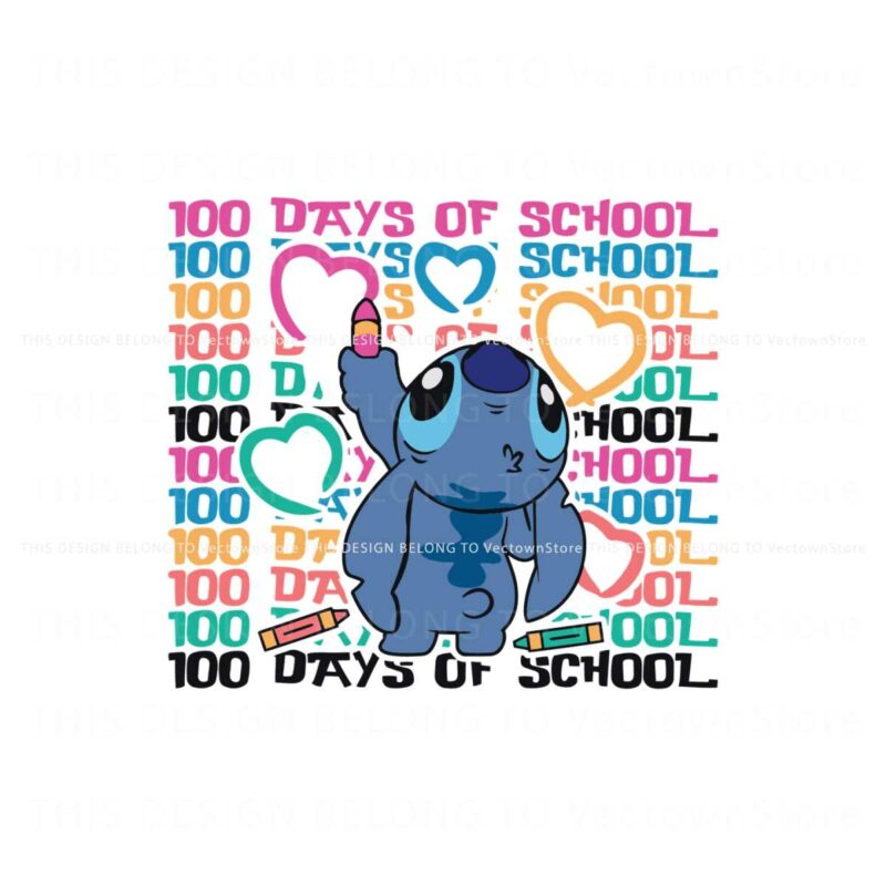 disney-stitch-100-days-of-school-svg