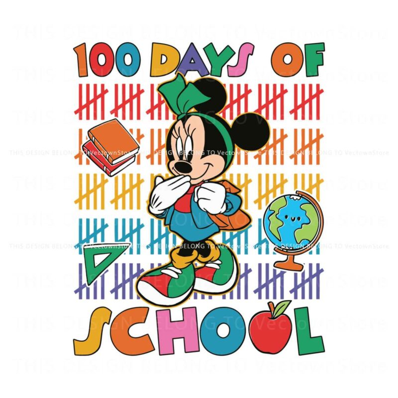 minnie-mouse-100-days-of-school-svg