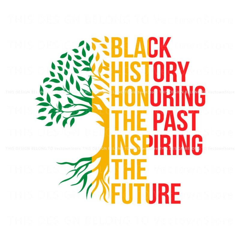 black-history-honoring-the-past-inspiring-the-future-svg