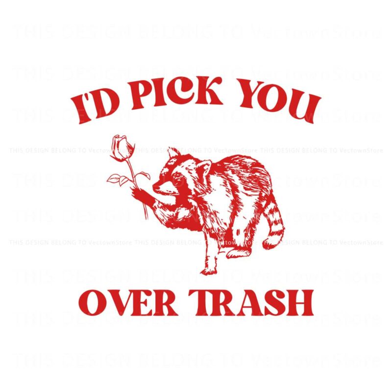 raccoon-id-pick-you-over-trash-svg