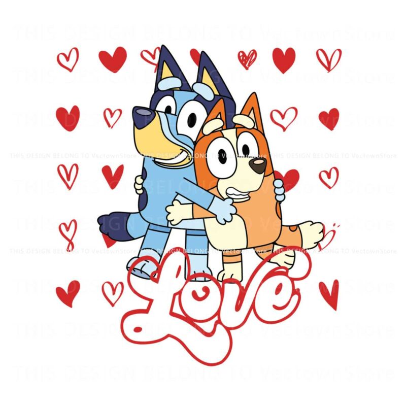 love-bluey-and-bingo-valentine-svg