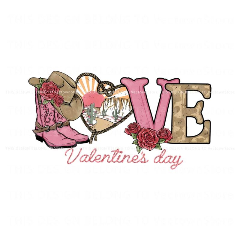 western-love-valentines-day-png