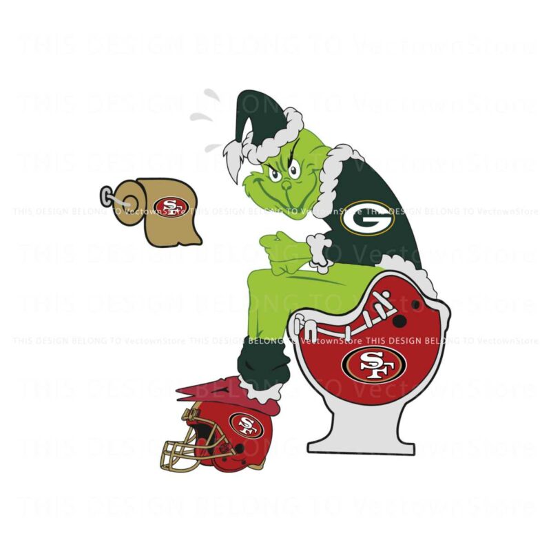grinch-green-bay-packers-and-san-francisco-49ers-svg