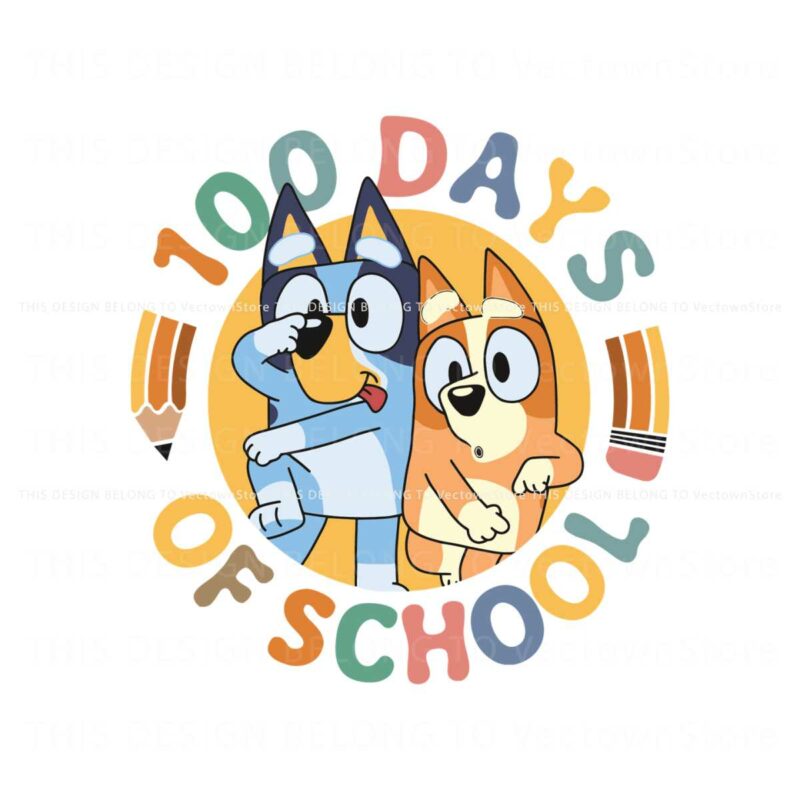 retro-bluey-bingo-100-days-of-school-svg