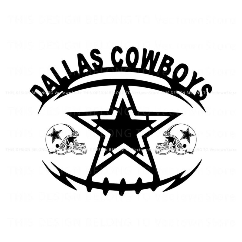 star-dallas-cowboys-football-svg-digital-download