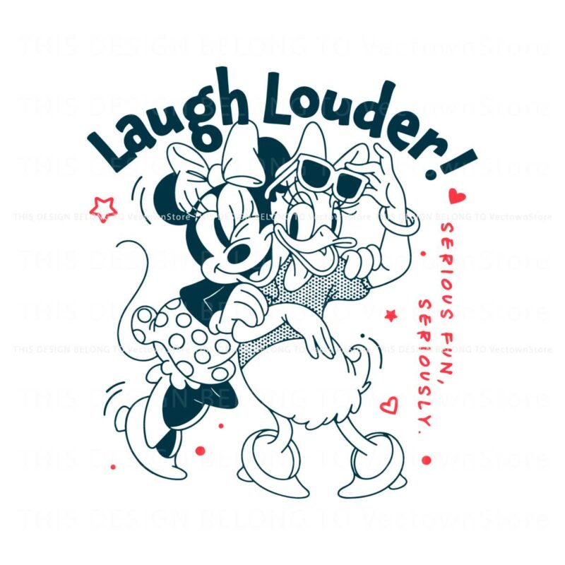 daisy-and-donald-laugh-louder-svg