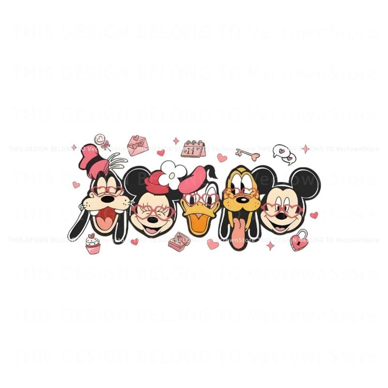 groovy-mickey-and-friend-valentines-day-png