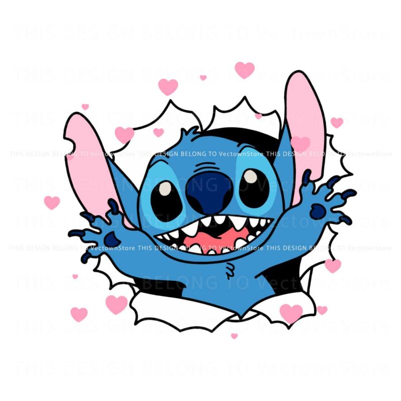stitch-cute-happy-valentine-svg