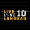 live-love-lambeau-number-10-packers-svg
