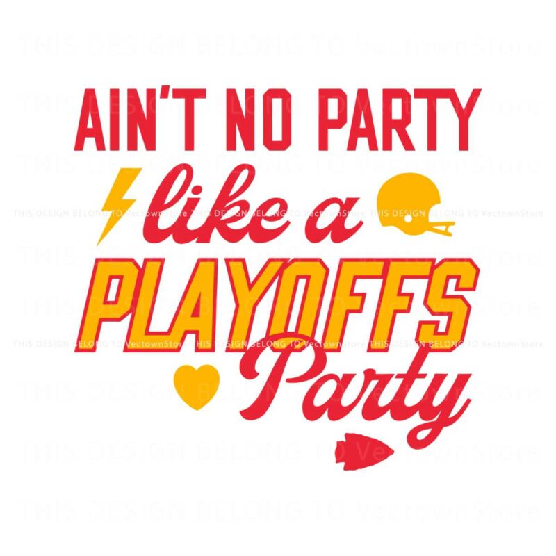 aint-no-party-like-a-playoffs-party-svg