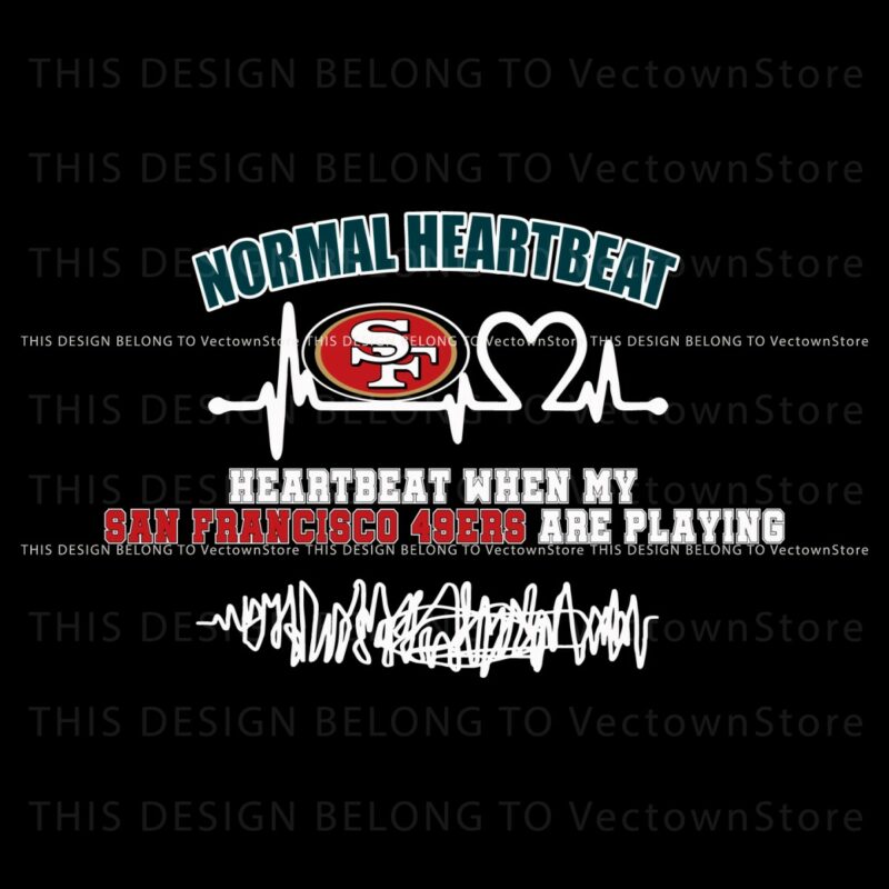 heartbeat-when-my-san-francisco-49ers-are-playing-svg