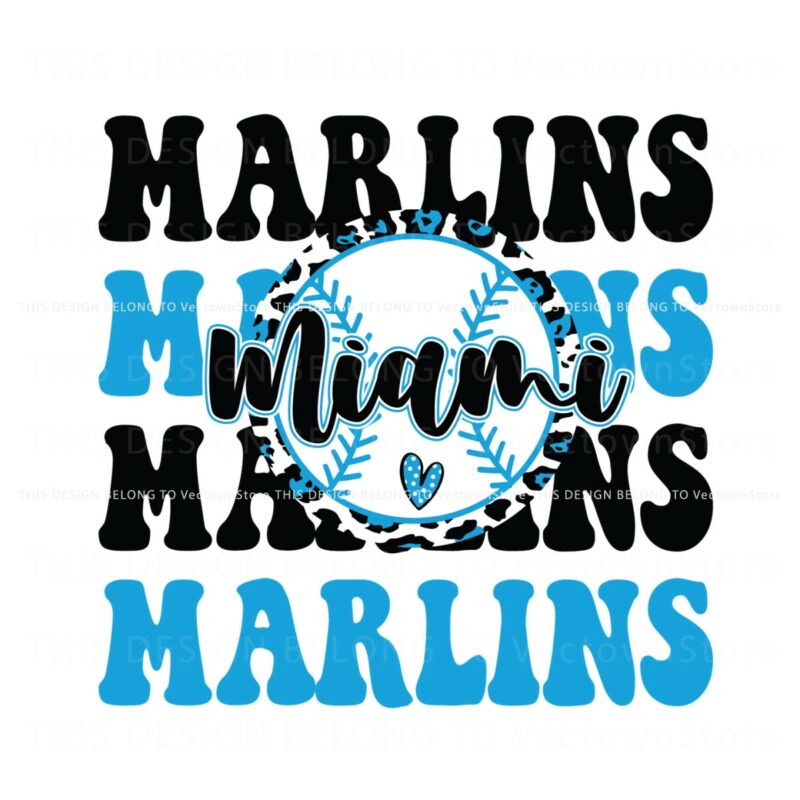 miami-marlins-baseball-mlb-svg