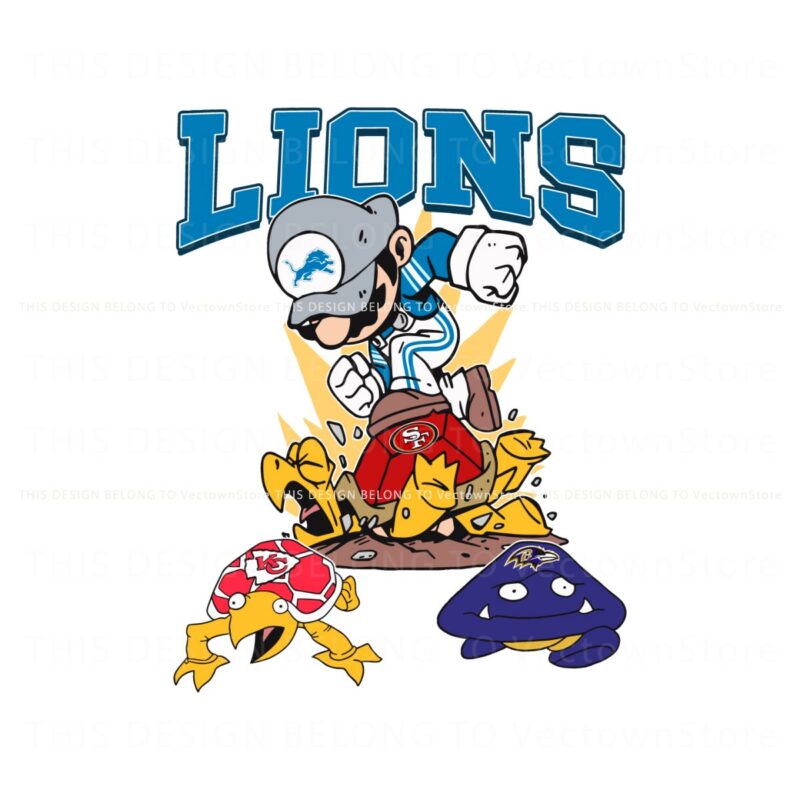 mario-lions-stomps-on-49ers-chiefs-ravens-svg