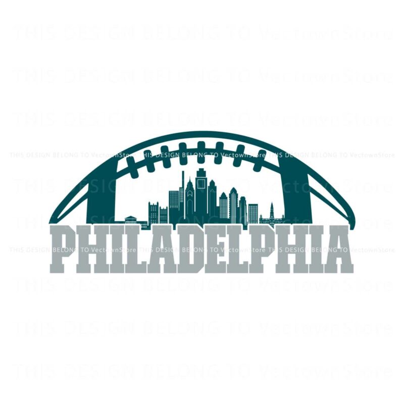 philadelphia-football-skyline-svg-digital-download