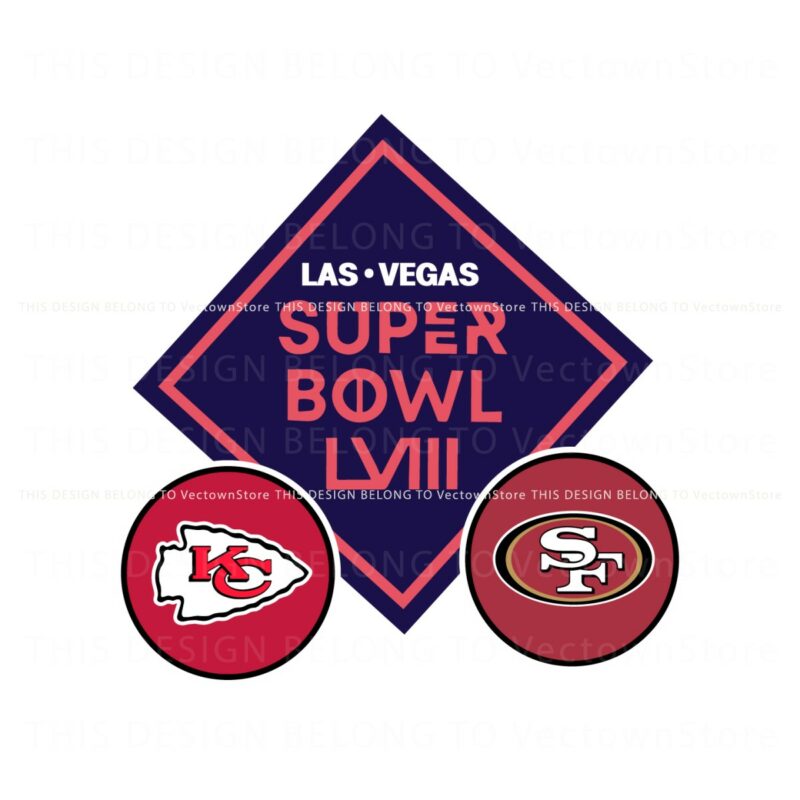 kansas-city-chiefs-vs-san-francisco-49ers-super-bowl-lviii-svg