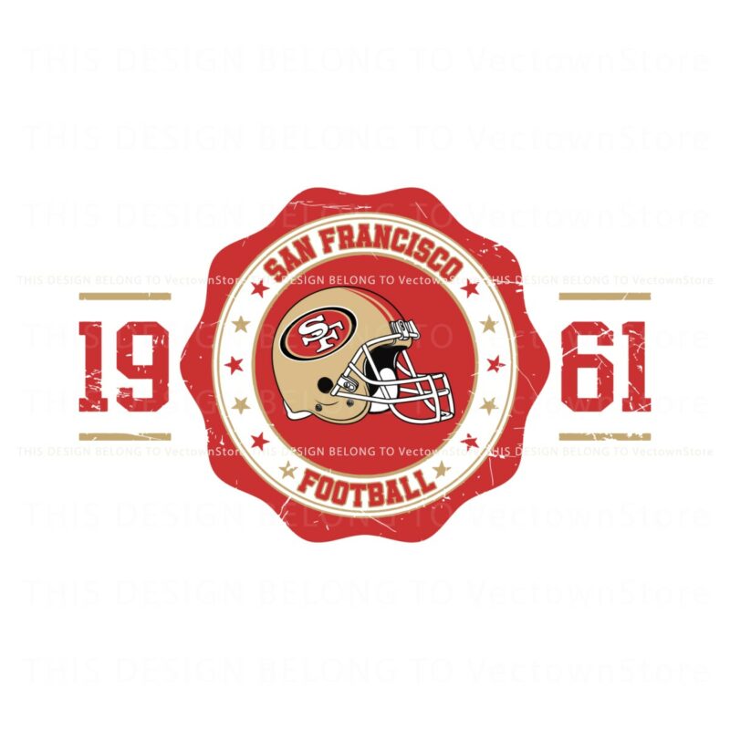 san-francisco-football-1961-helmet-logo-svg