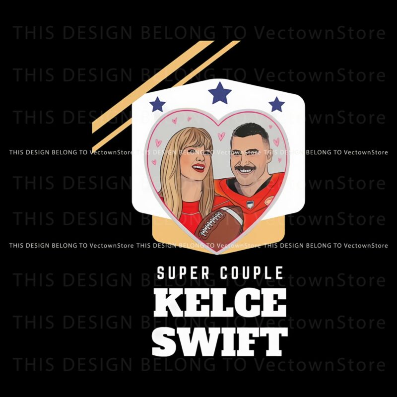 super-couple-kelce-swift-football-png