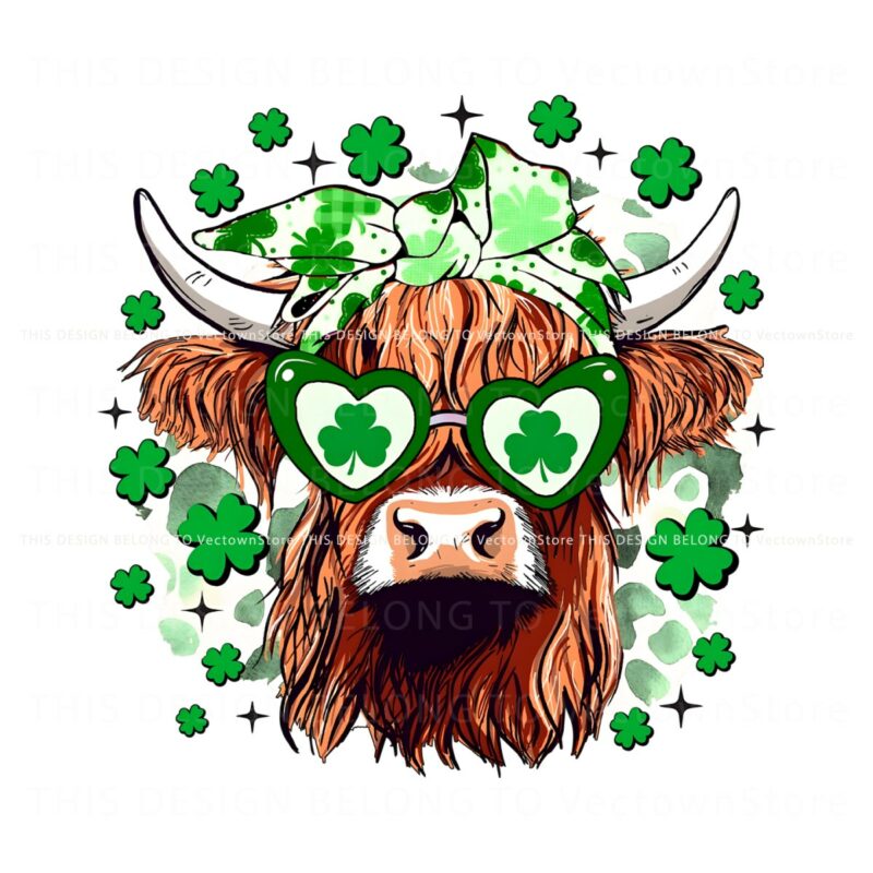st-patricks-day-highland-cow-png