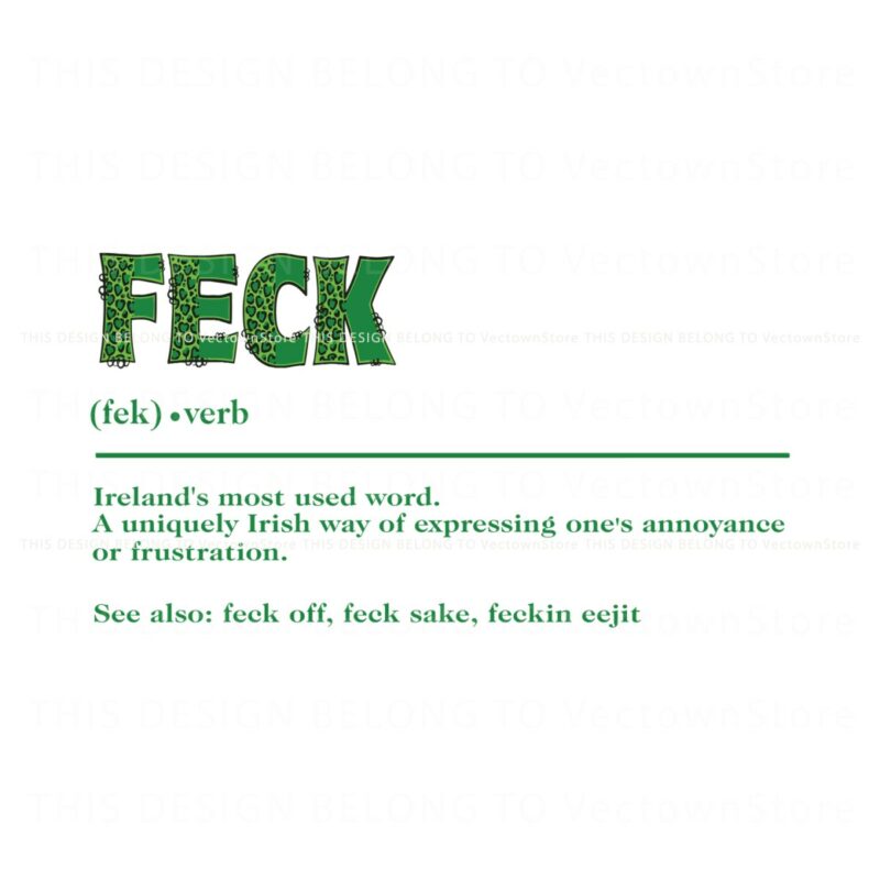 feck-definition-irish-st-patricks-day-svg