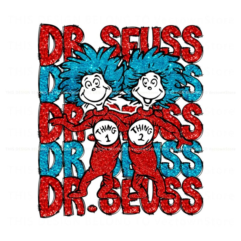 glitter-dr-seuss-thing-1-thing-2-png