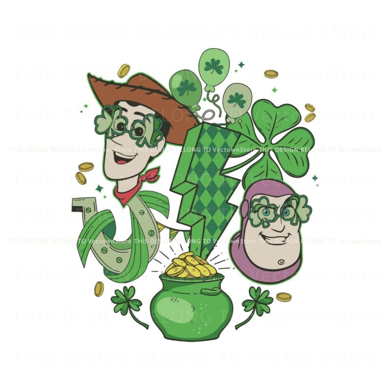 retro-toy-story-woody-st-patrick-day-svg