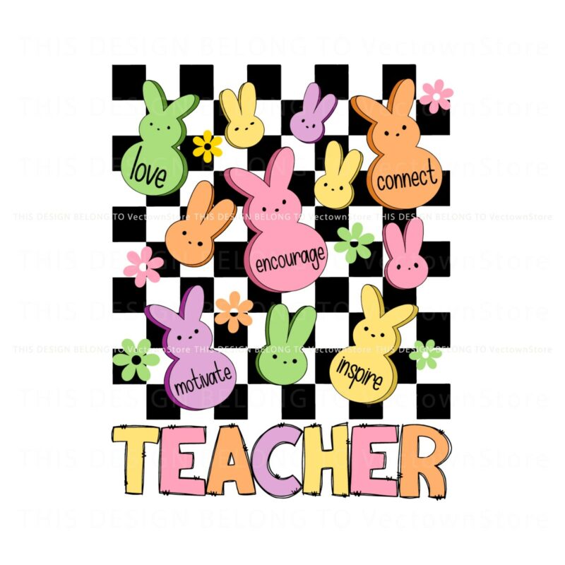 checkerboard-teacher-bunny-love-connect-svg