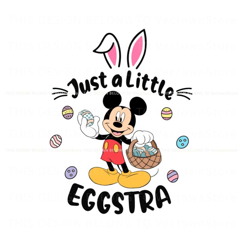 cute-mickey-just-a-little-eggstra-svg