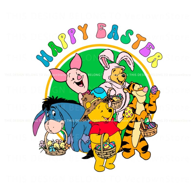 winnie-the-pooh-happy-easter-svg