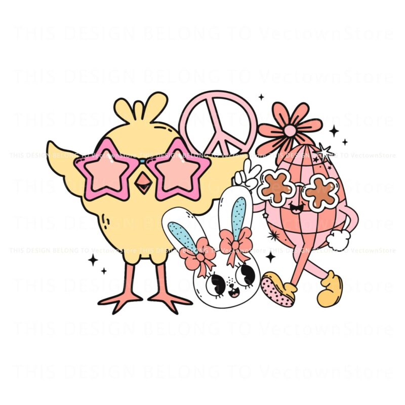 christian-easter-chick-bunny-svg