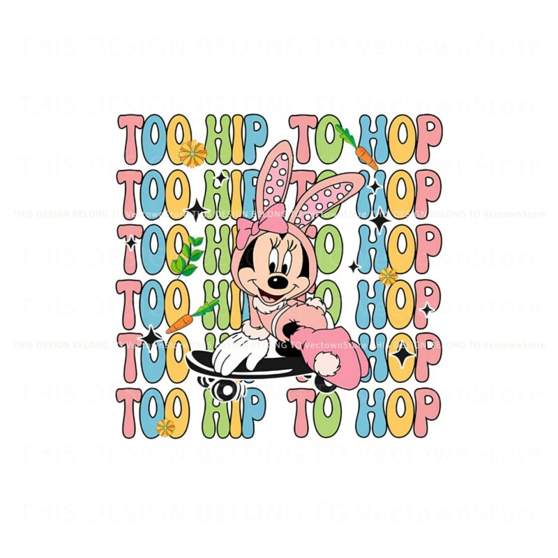 minnie-too-hip-to-hop-easter-day-png