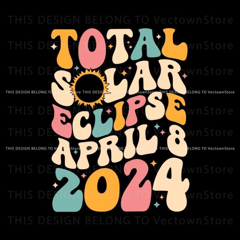 total-solar-eclipse-april-2024-svg