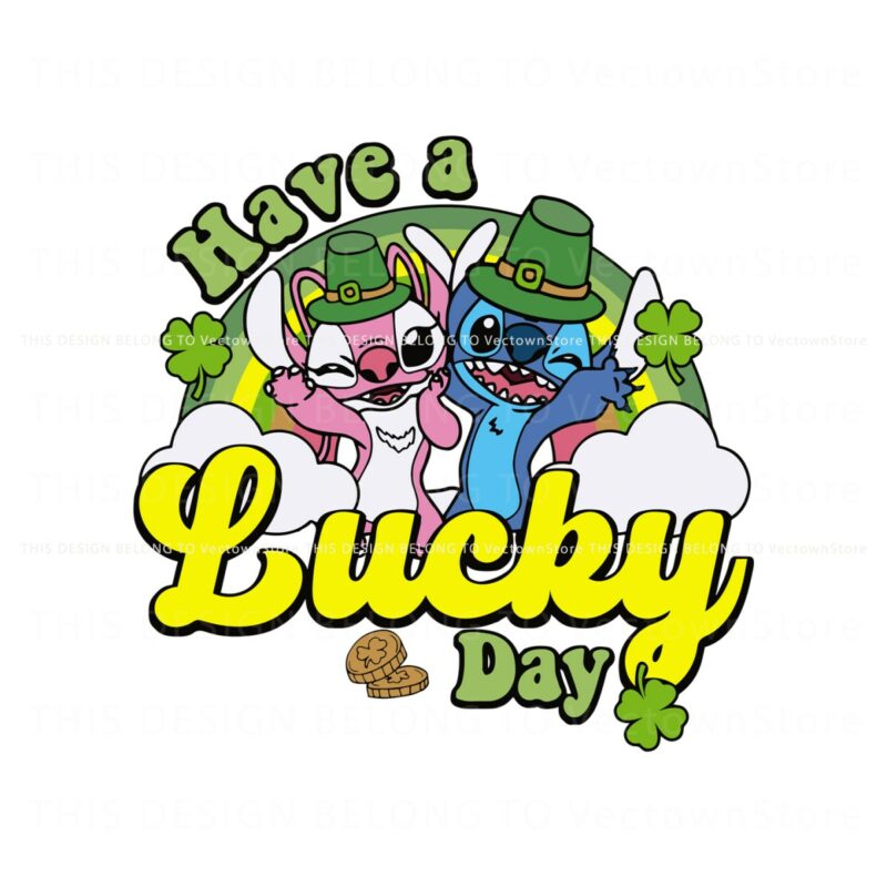 stitch-and-angel-have-a-lucky-day-svg