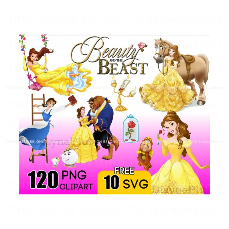 beauty-and-the-beast-bundle-png