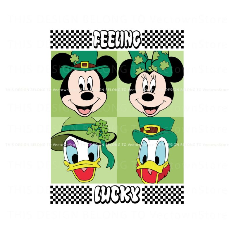 mickey-and-friends-feeling-lucky-svg