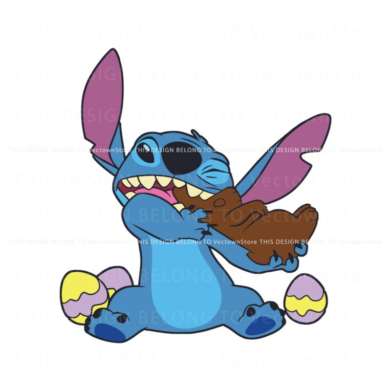 stitch-eats-chocolate-bunny-easter-svg