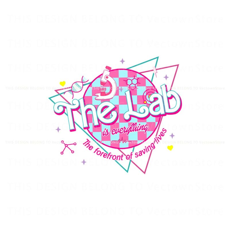 pink-retro-the-lab-is-everything-png