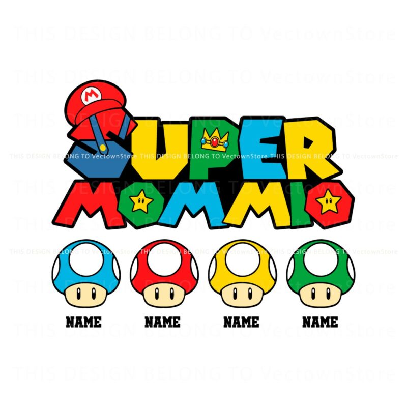 super-mommio-mothers-day-mario-svg