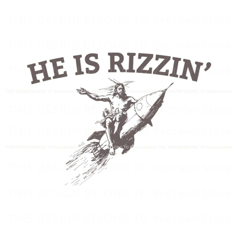 retro-he-is-rizzin-funny-easter-jesus-on-a-rocket-svg