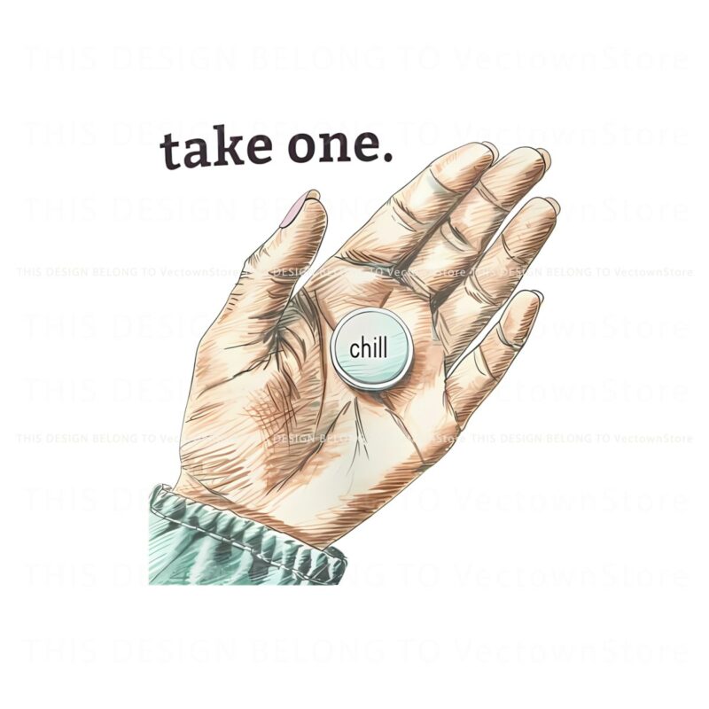 vintage-hand-take-one-chill-png