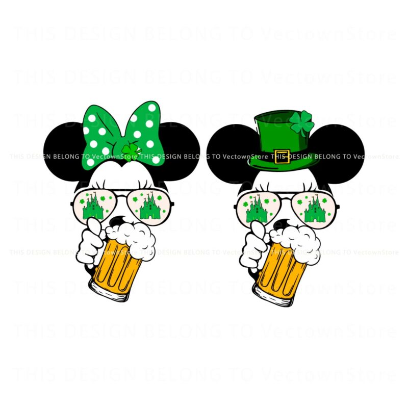 mickey-and-minnie-mouse-drinking-st-patricks-day-svg