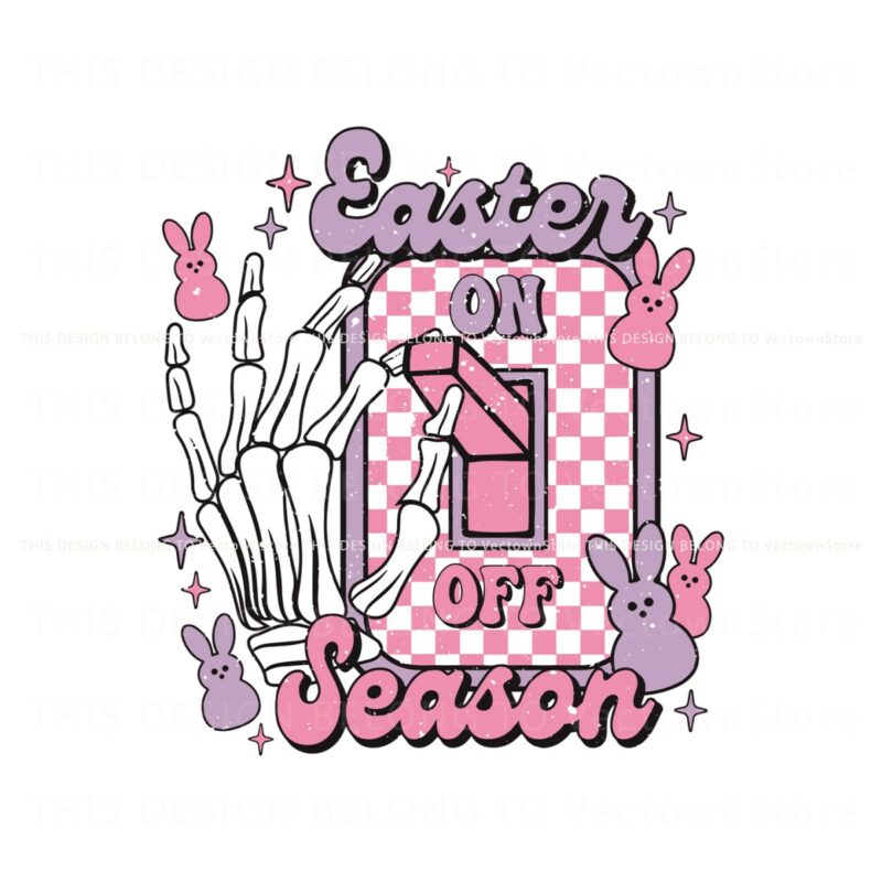 easter-season-mode-on-hand-skeleton-bunny-svg