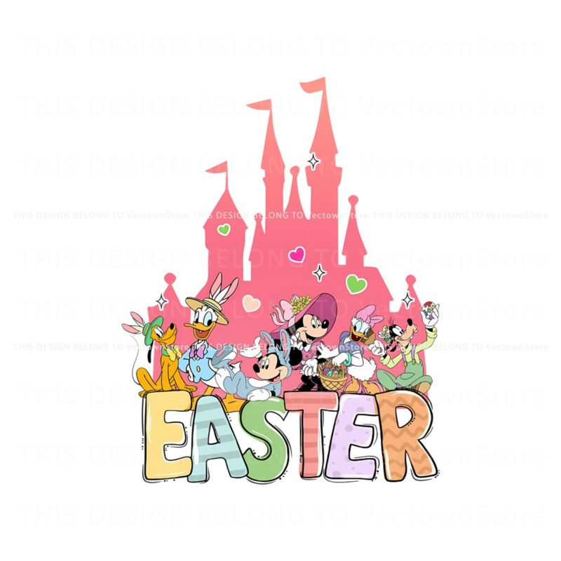 mickey-and-friends-easter-disney-castle-png