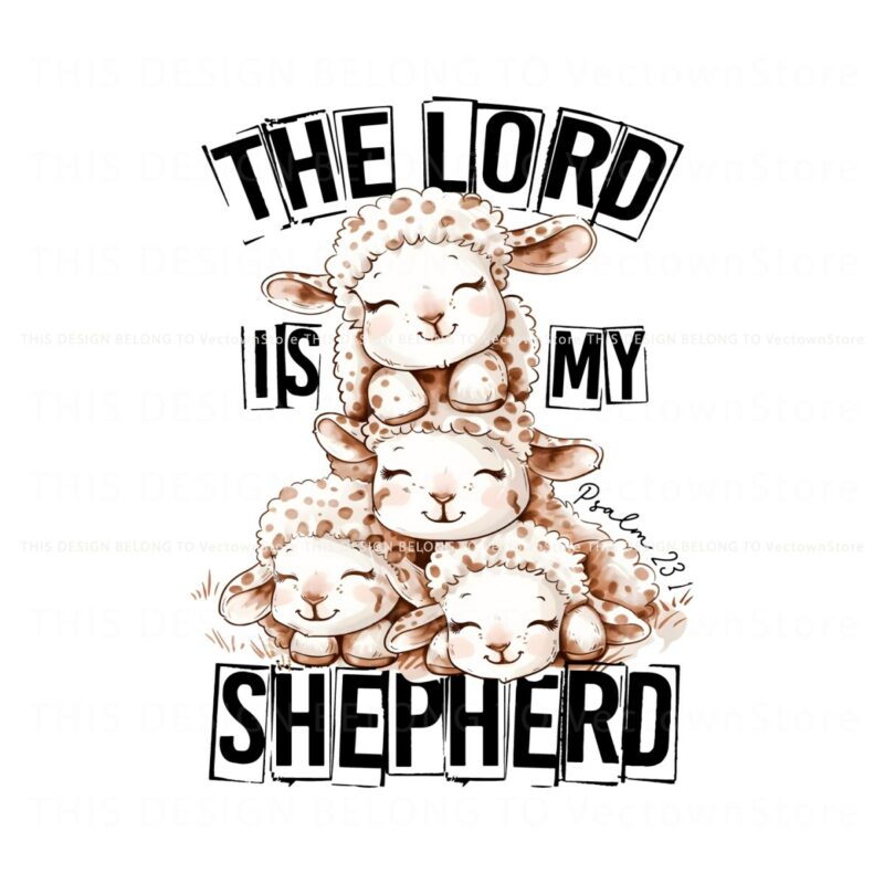 the-lord-is-my-shepherd-lamb-easter-png