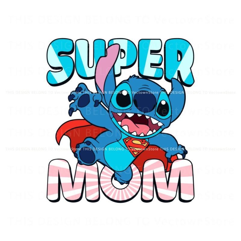 funny-super-mom-stitch-cartoon-svg