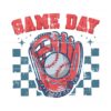 checkered-game-day-baseball-svg