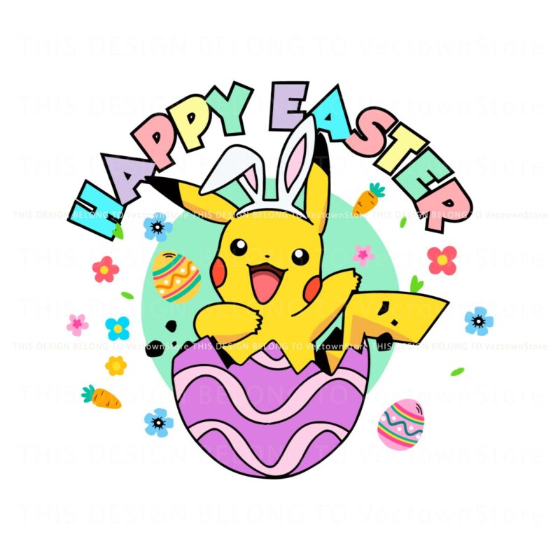 pikachu-bunny-ear-happy-easter-svg